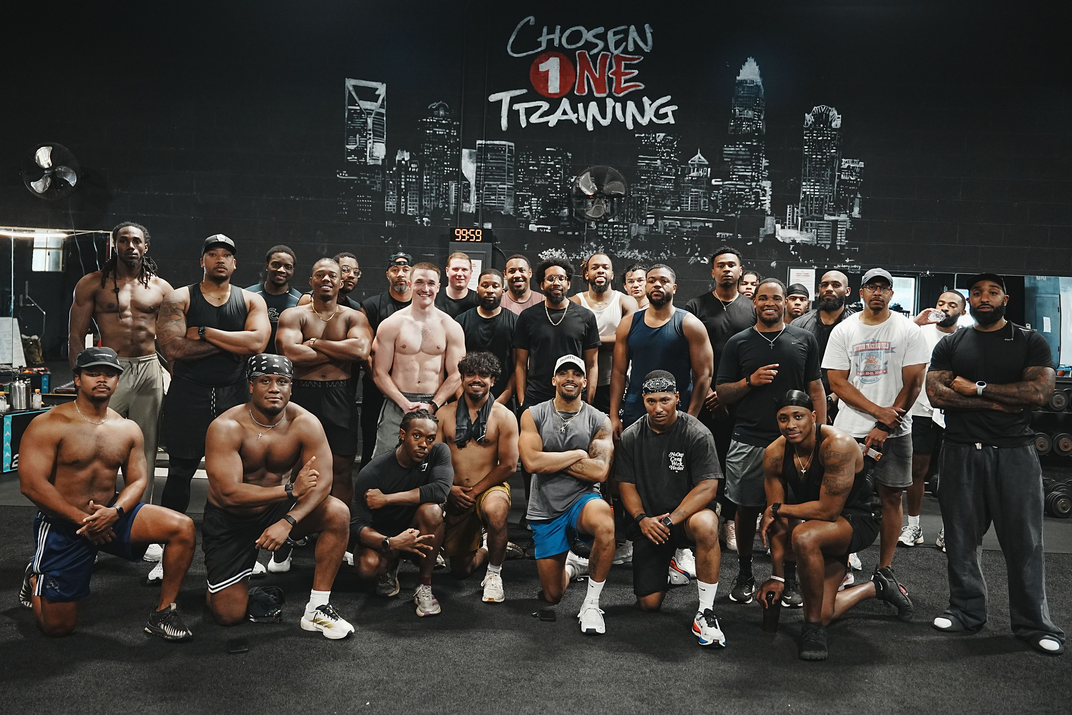 A room packed out with brothers from all different walks of life at a Collective meetup